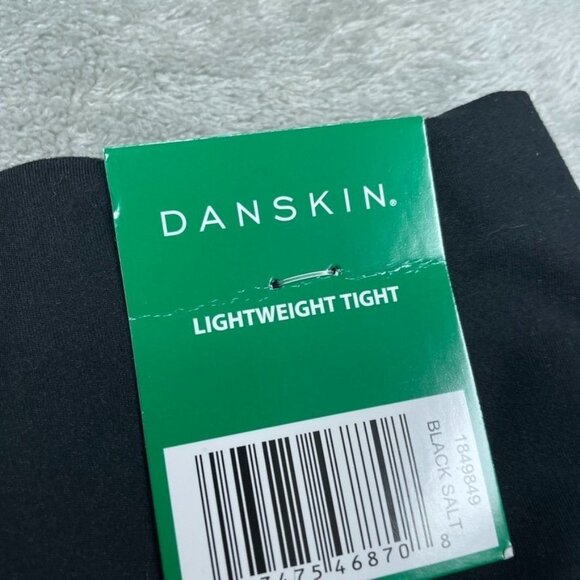 Danskin Lightweight Tight Black Leggings XL High Waist Stretch d0420 - Picture 6 of 7